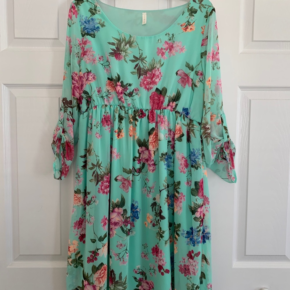 Maternity Dress - Pink Blush - xl